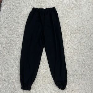 Black joggers, never worn, light
